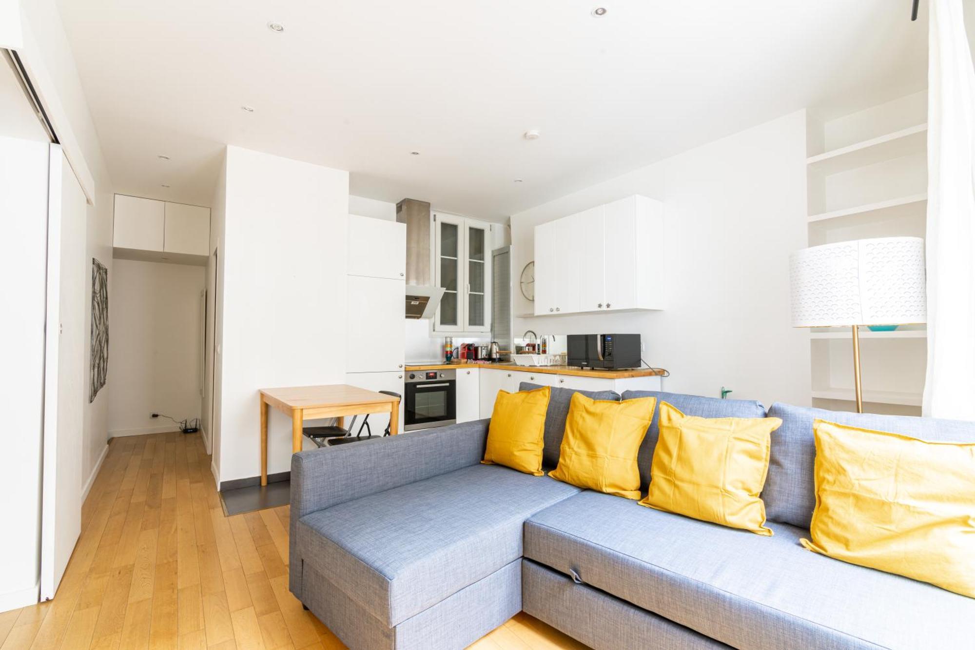 Luxurious 1 Bedroom Republique Vinaigriers Free Netflix Paryż Zewnętrze zdjęcie