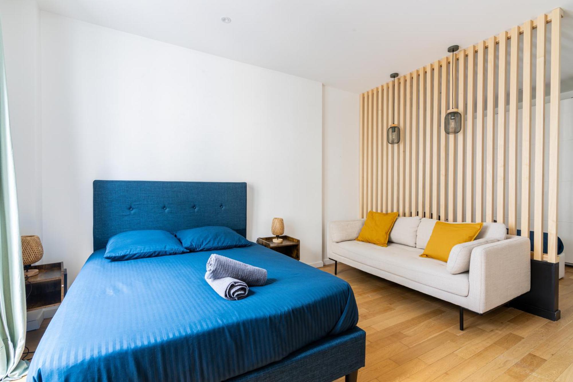 Luxurious 1 Bedroom Republique Vinaigriers Free Netflix Paryż Zewnętrze zdjęcie