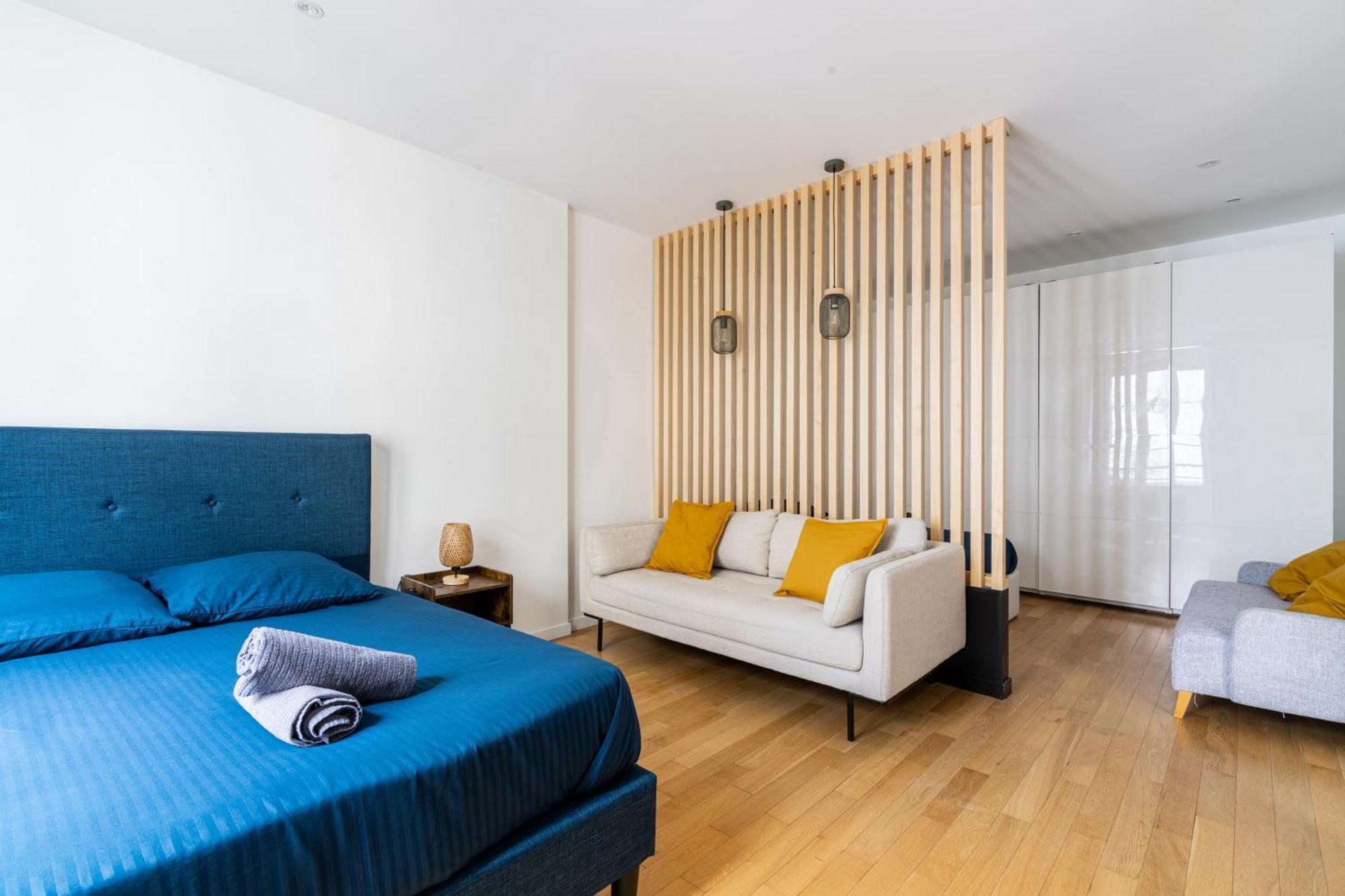 Luxurious 1 Bedroom Republique Vinaigriers Free Netflix Paryż Zewnętrze zdjęcie