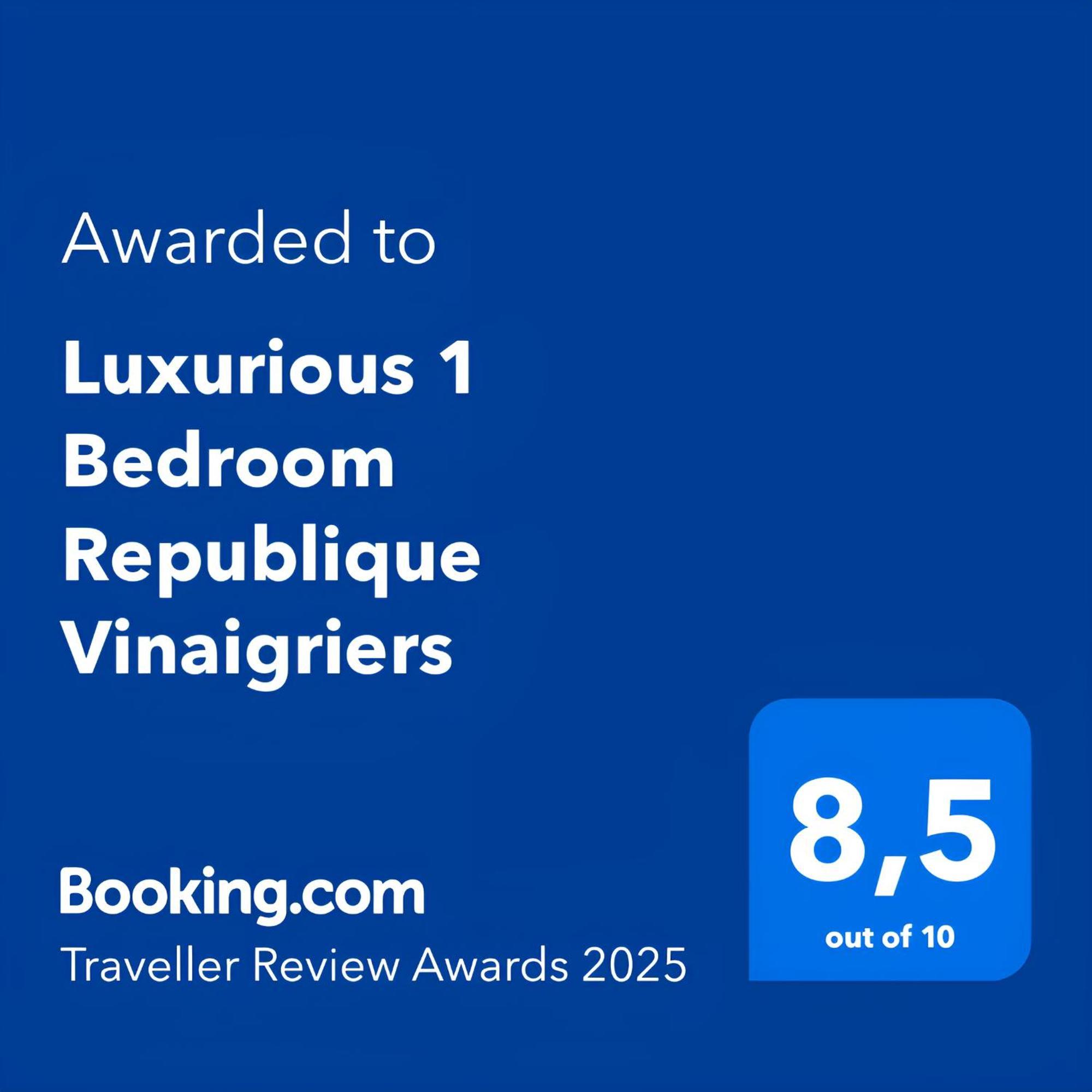 Luxurious 1 Bedroom Republique Vinaigriers Free Netflix Paryż Zewnętrze zdjęcie