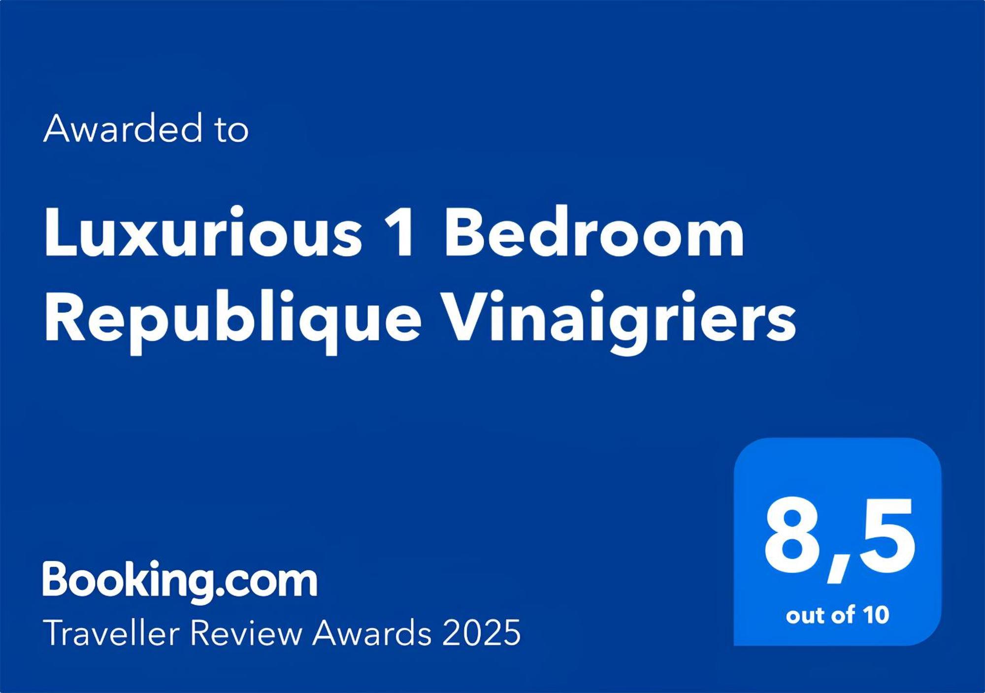 Luxurious 1 Bedroom Republique Vinaigriers Free Netflix Paryż Zewnętrze zdjęcie